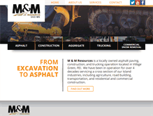 Tablet Screenshot of mmresources.ca